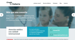 Desktop Screenshot of cirugiaenpediatria.com